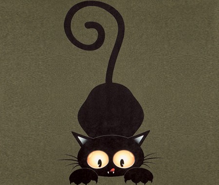 Тканина HAPPY ANIMALS : CAT GREY