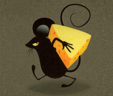 Тканина HAPPY ANIMALS : MOUSE GREY
